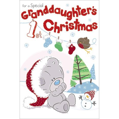 Granddaughters 1st Christmas Me to You Bear Card £2.49